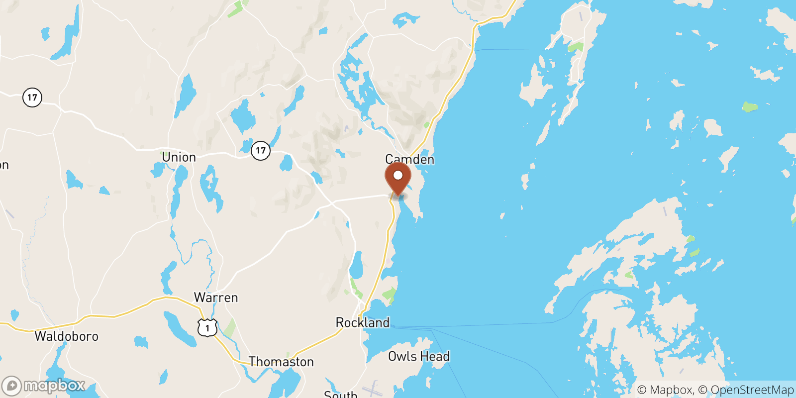 Rockport sea temperature map