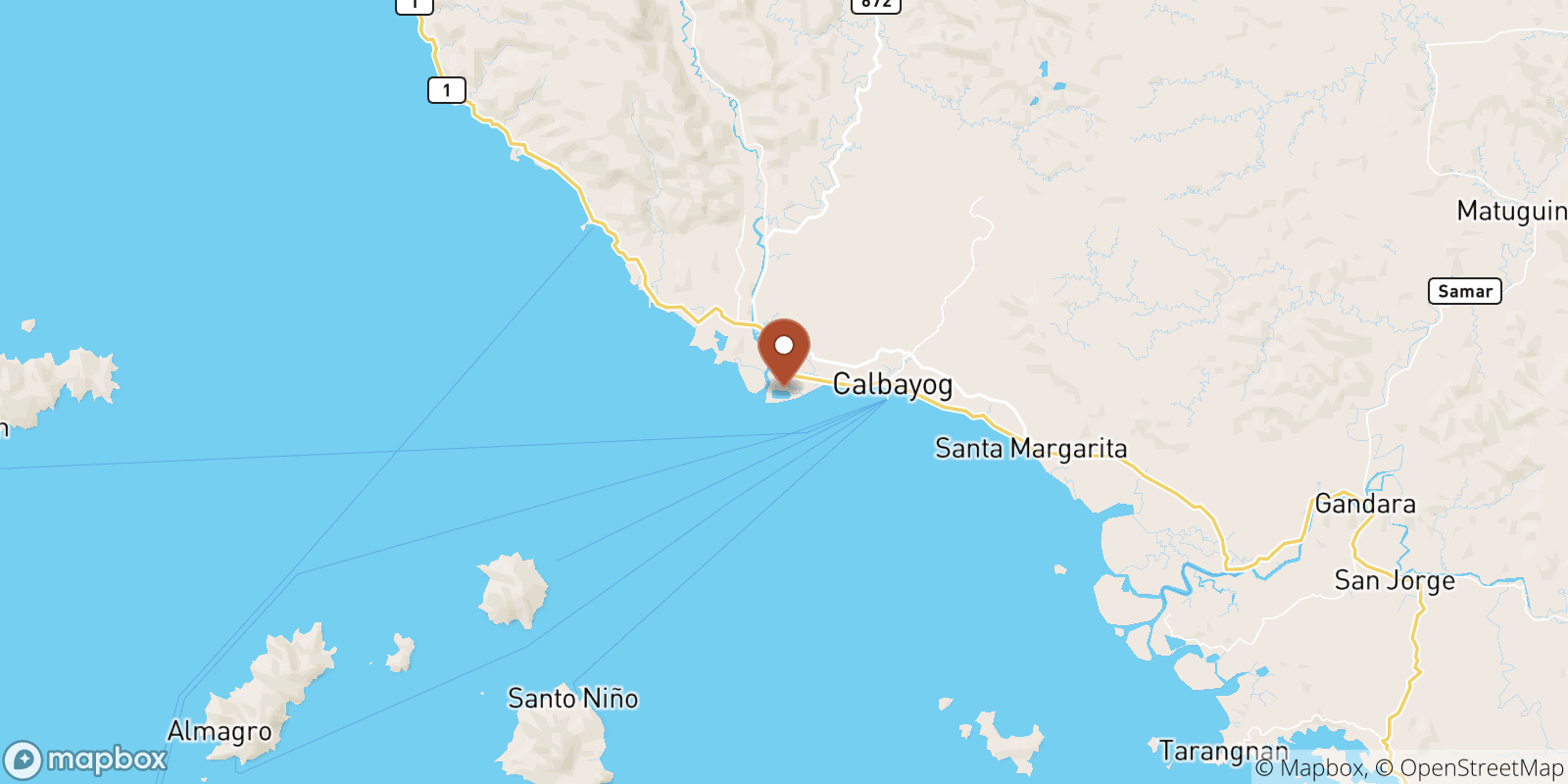 Basud sea temperature map