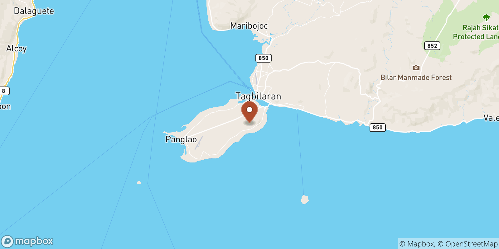 Biking sea temperature map