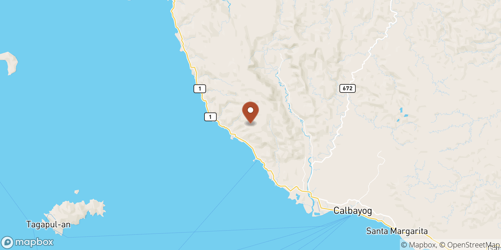 San Joaquin sea temperature map