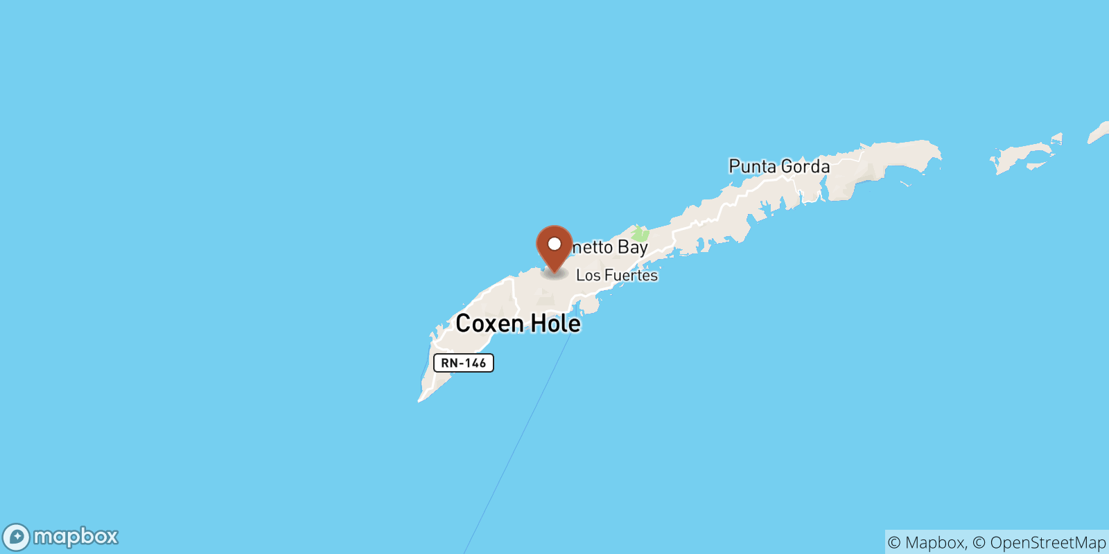 Corozal sea temperature map