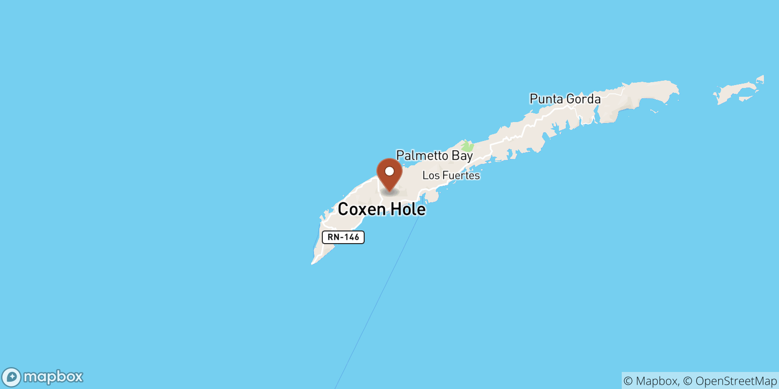 Roatan sea temperature map