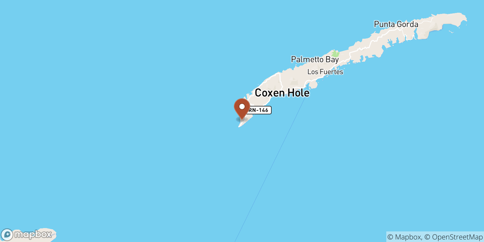 West Bay sea temperature map