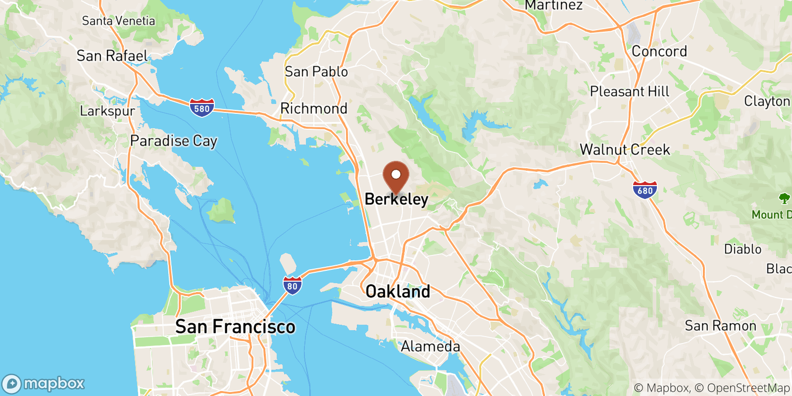 Berkeley sea temperature map