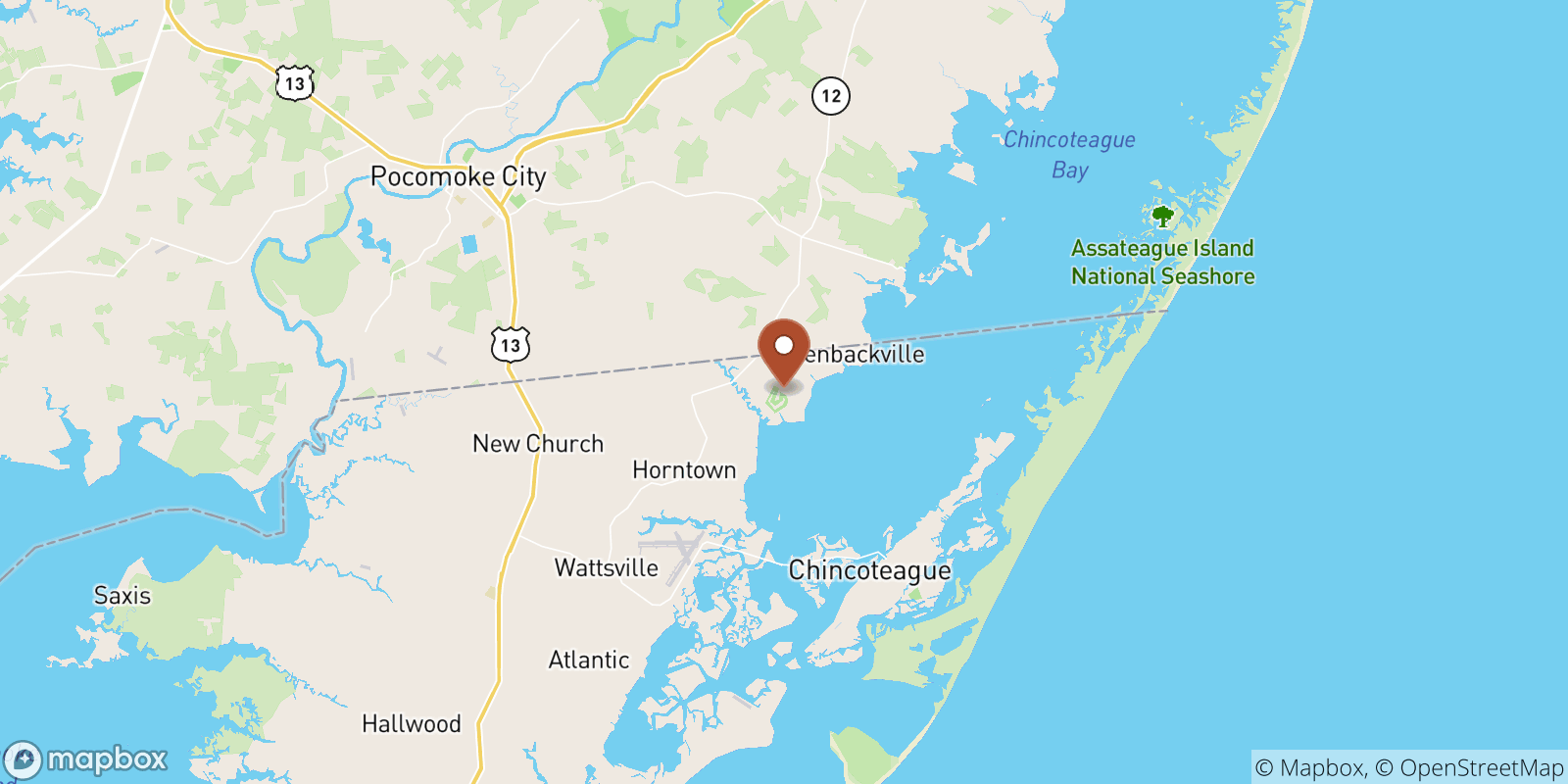 Captains Cove sea temperature map